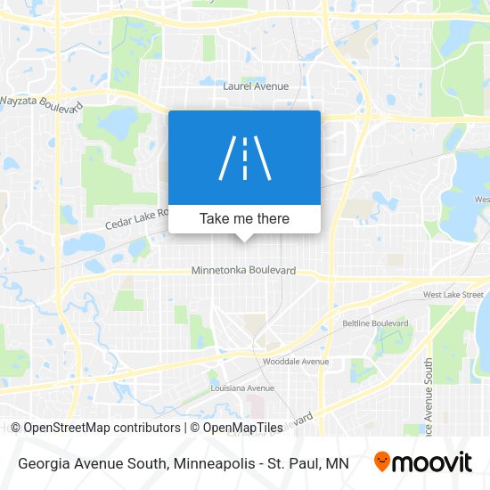 Mapa de Georgia Avenue South