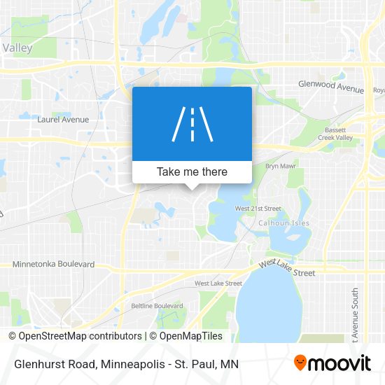 Mapa de Glenhurst Road