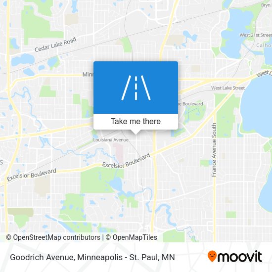 Mapa de Goodrich Avenue