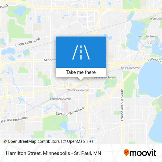 Mapa de Hamilton Street