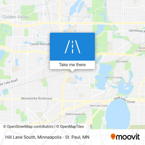 Mapa de Hill Lane South