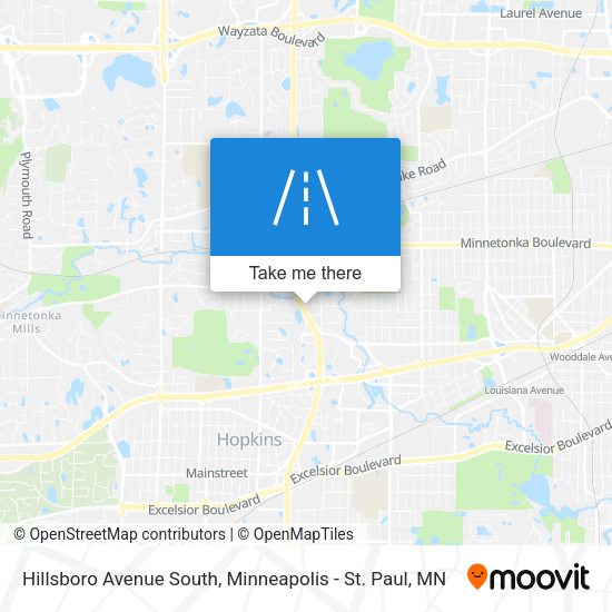 Mapa de Hillsboro Avenue South