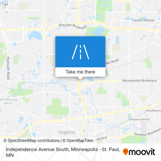 Mapa de Independence Avenue South