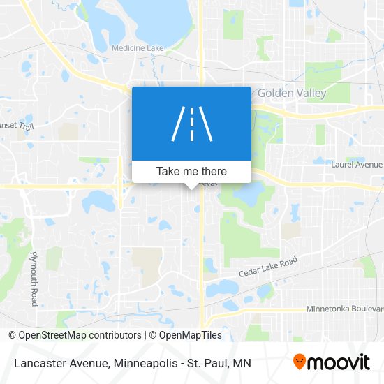 Mapa de Lancaster Avenue