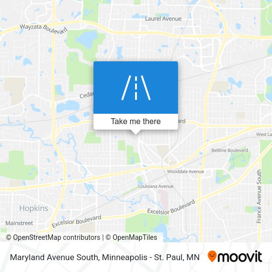 Mapa de Maryland Avenue South