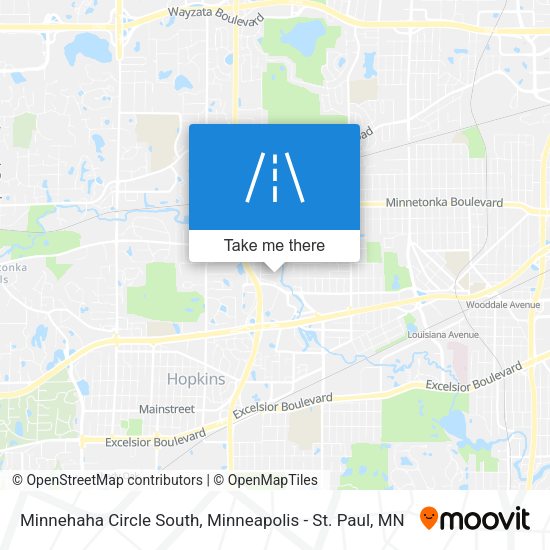 Minnehaha Circle South map