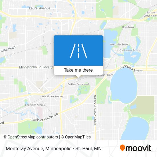 Monteray Avenue map