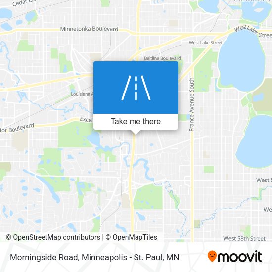 Mapa de Morningside Road