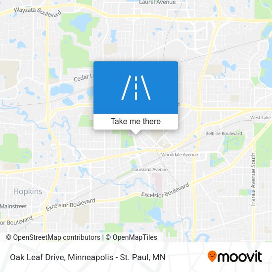 Mapa de Oak Leaf Drive