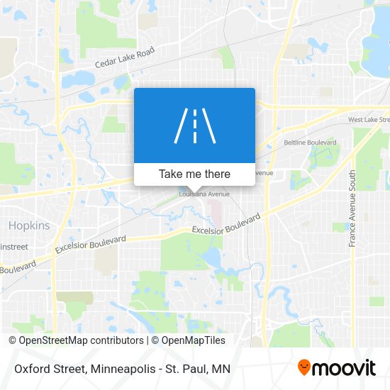 Oxford Street map