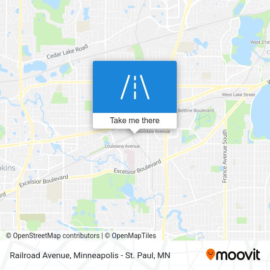 Mapa de Railroad Avenue