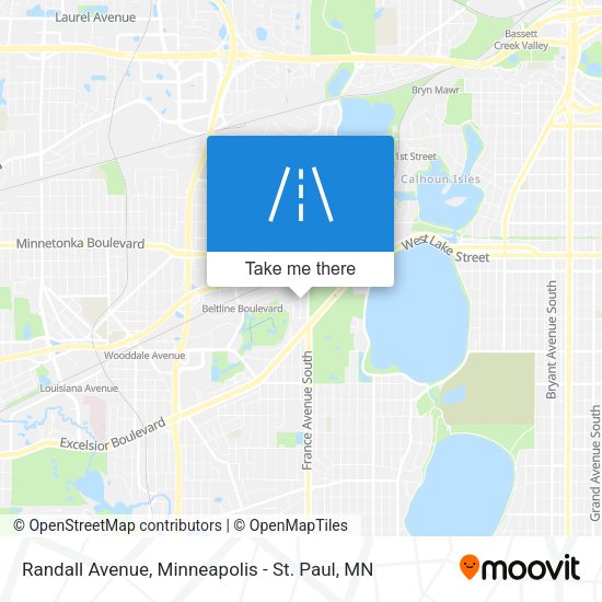 Randall Avenue map