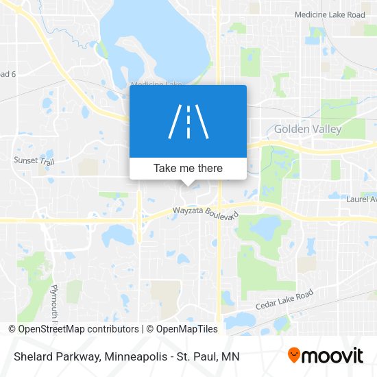 Shelard Parkway map