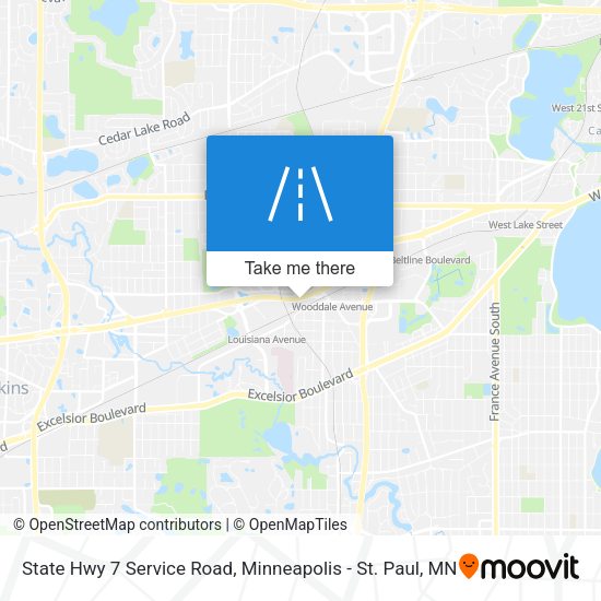 Mapa de State Hwy 7 Service Road