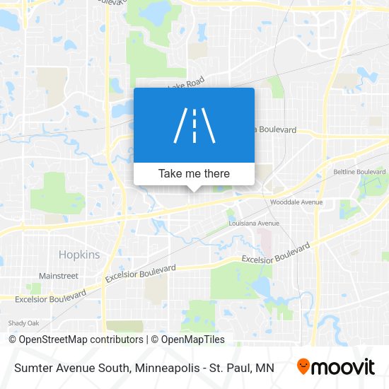 Mapa de Sumter Avenue South