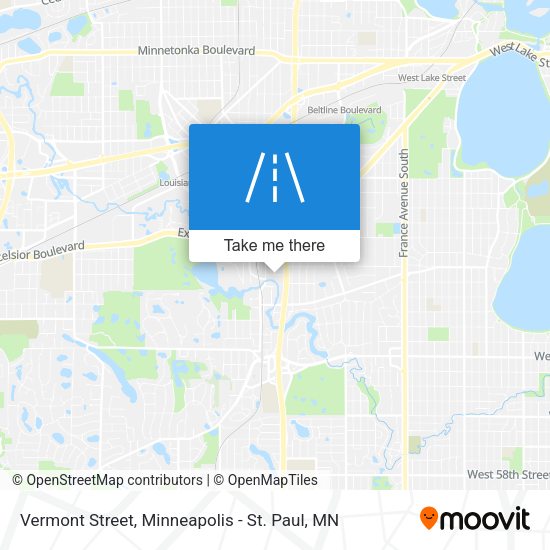 Vermont Street map