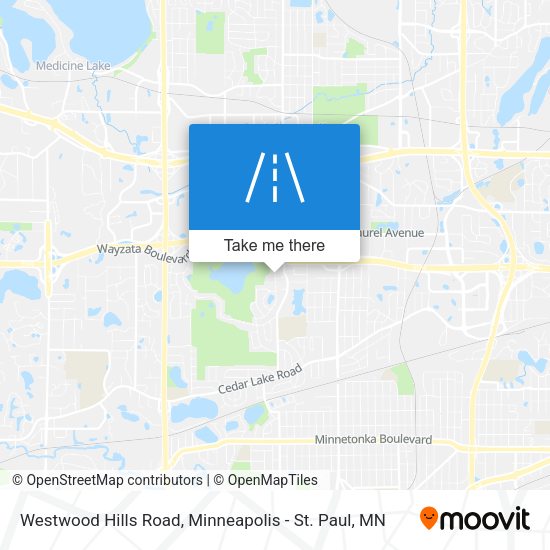 Mapa de Westwood Hills Road
