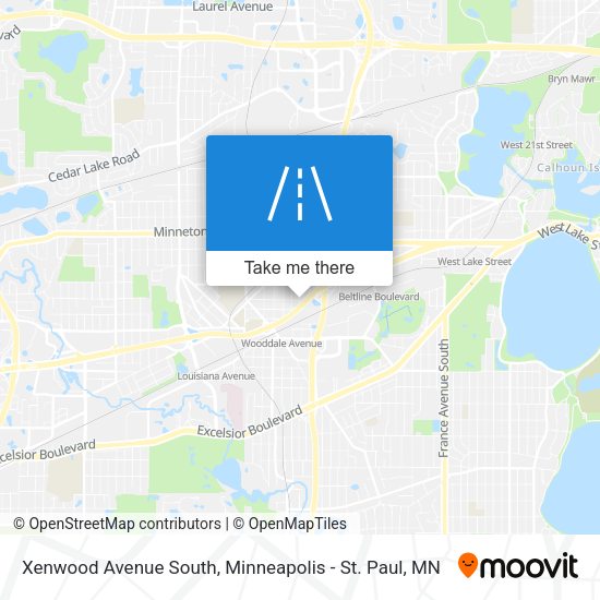 Mapa de Xenwood Avenue South