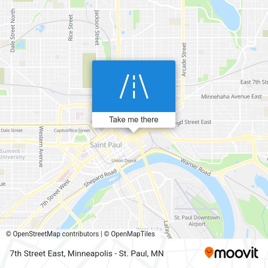 7th Street East map