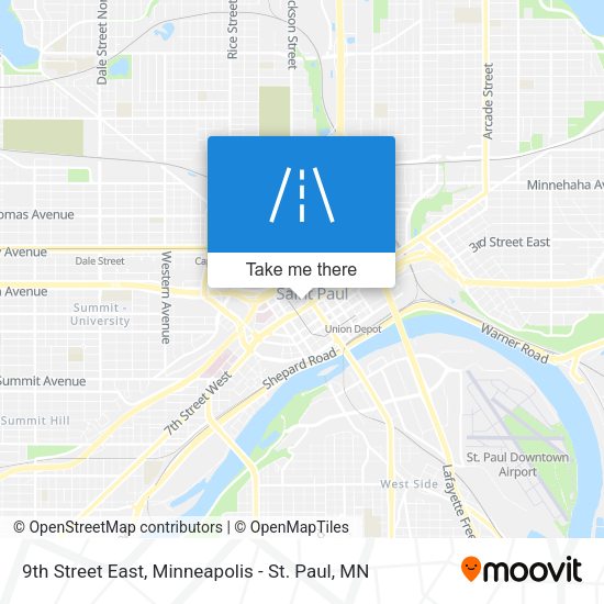 Mapa de 9th Street East