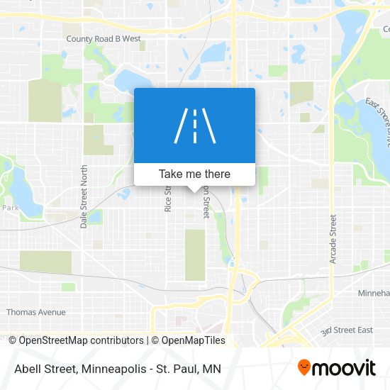 Abell Street map