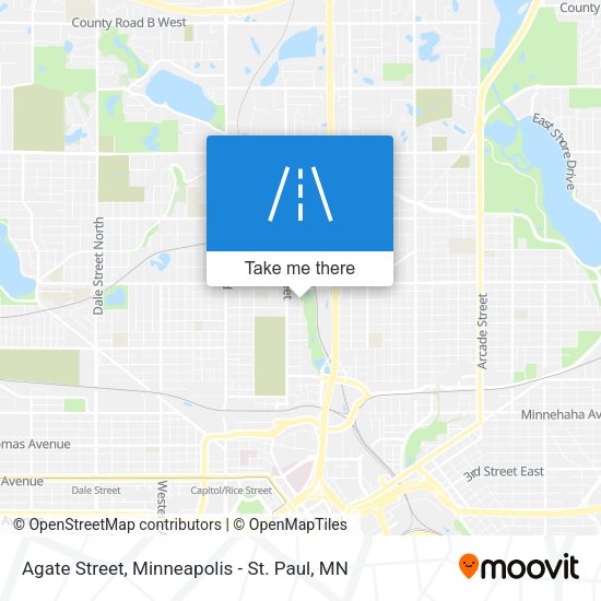Agate Street map
