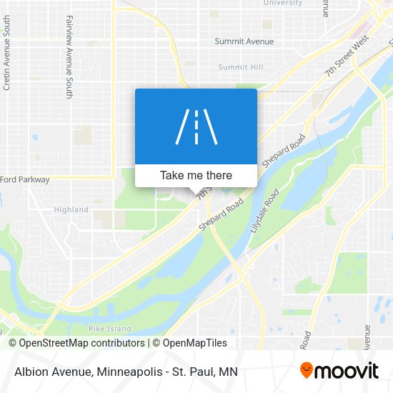 Mapa de Albion Avenue