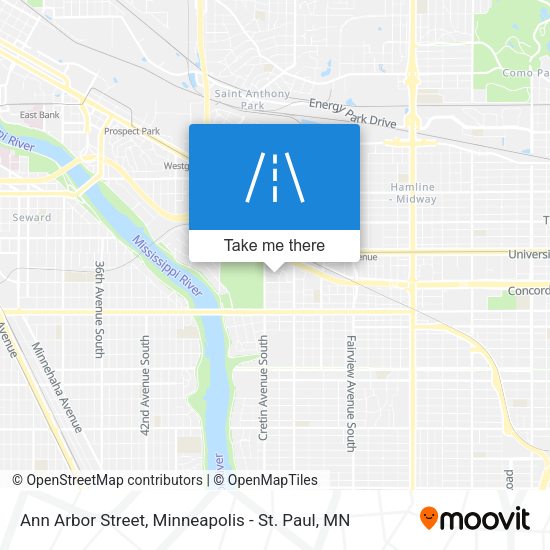 Ann Arbor Street map