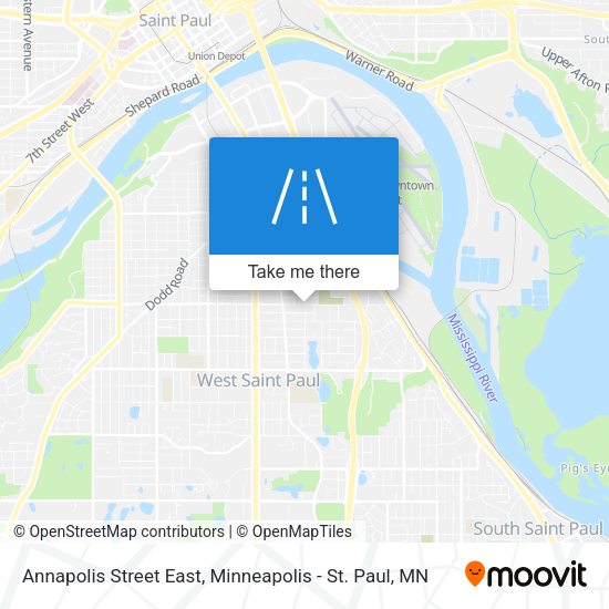 Annapolis Street East map