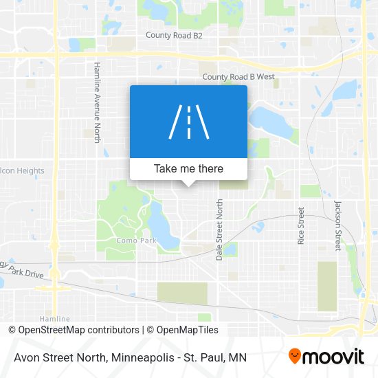 Mapa de Avon Street North