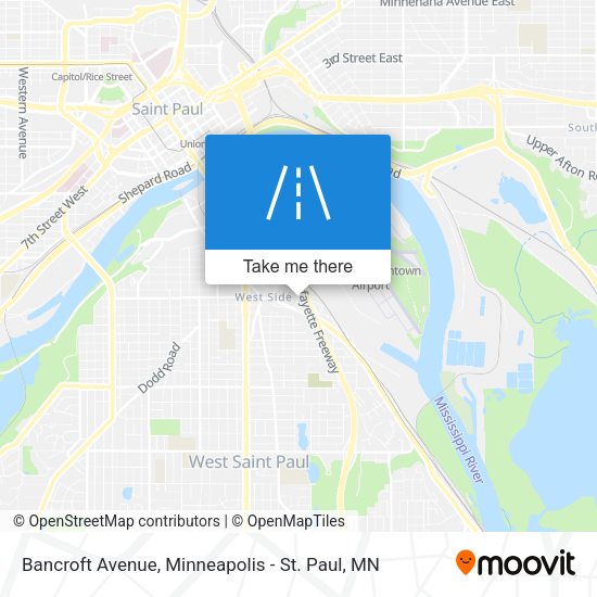 Bancroft Avenue map