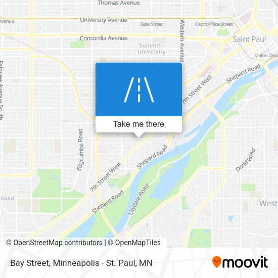 Bay Street map