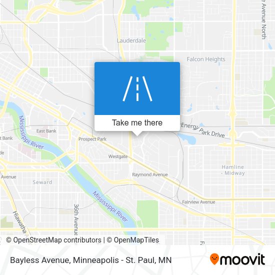 Bayless Avenue map
