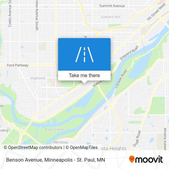 Benson Avenue map