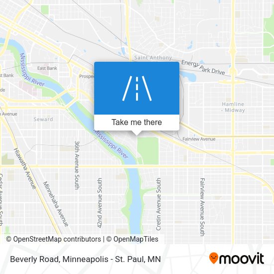 Beverly Road map