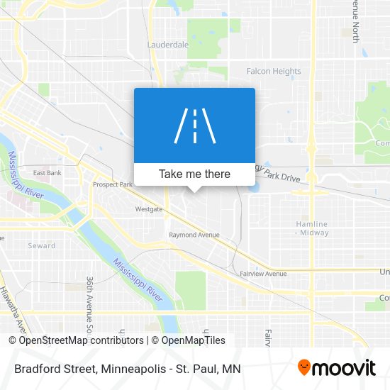 Mapa de Bradford Street