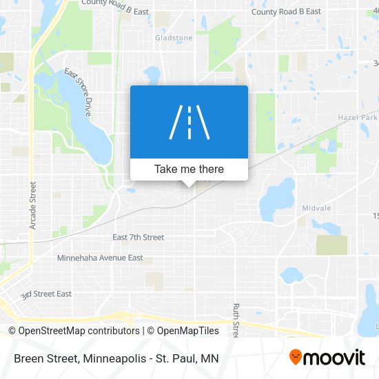 Breen Street map