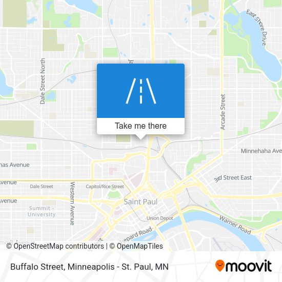 Mapa de Buffalo Street