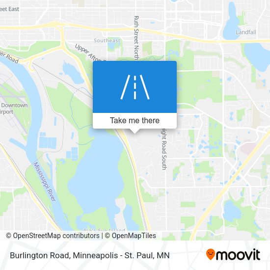 Mapa de Burlington Road