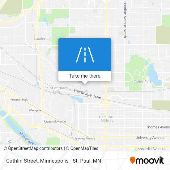Cathlin Street map