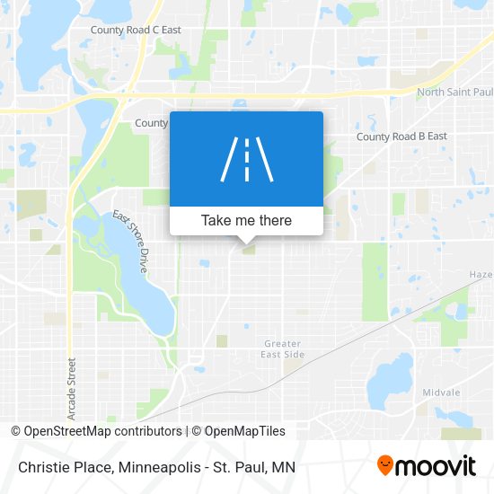 Christie Place map