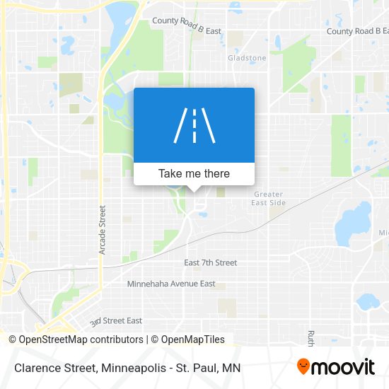 Mapa de Clarence Street