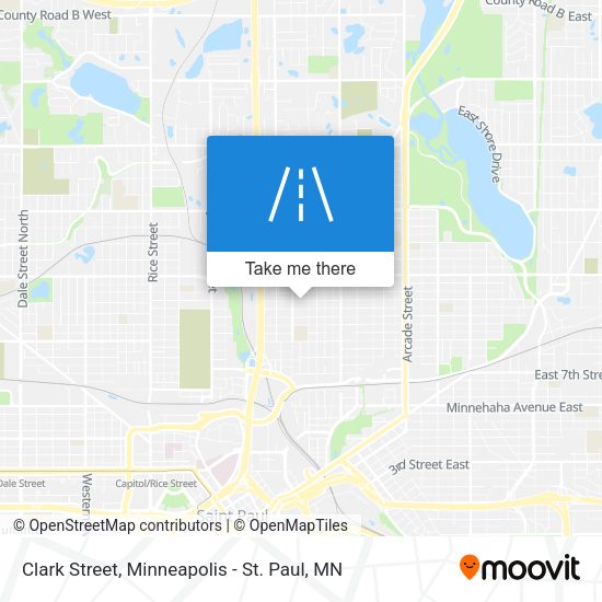 Mapa de Clark Street