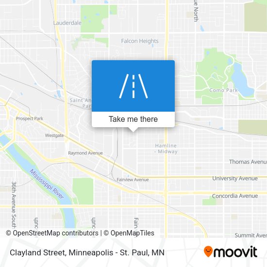 Clayland Street map