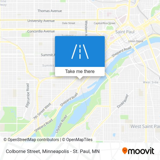 Colborne Street map