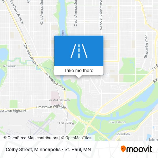 Colby Street map