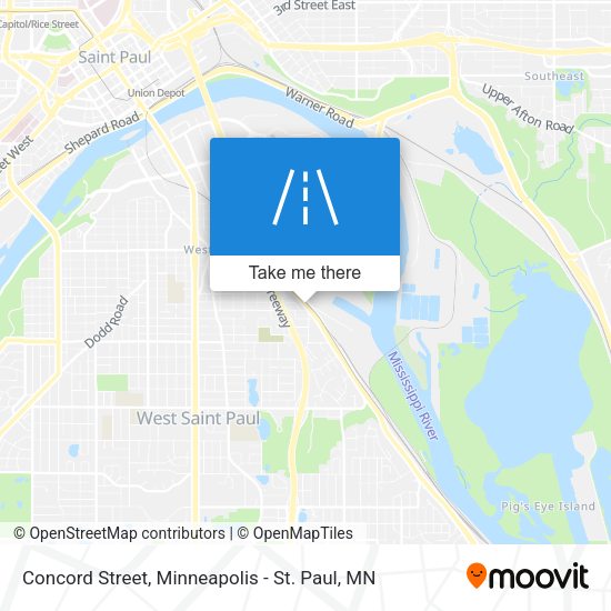 Concord Street map