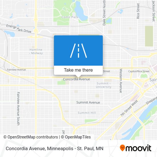 Mapa de Concordia Avenue