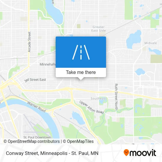 Mapa de Conway Street