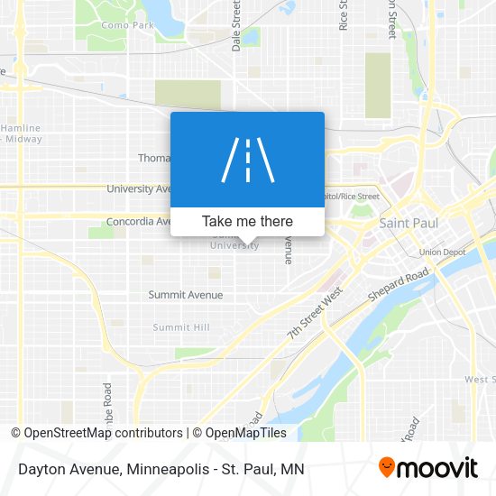 Mapa de Dayton Avenue